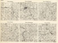 Shawano County - Morris, Fairbanks, Maple Grove, Lessor, Waukechon, Grant, Wisconsin State Atlas 1930c